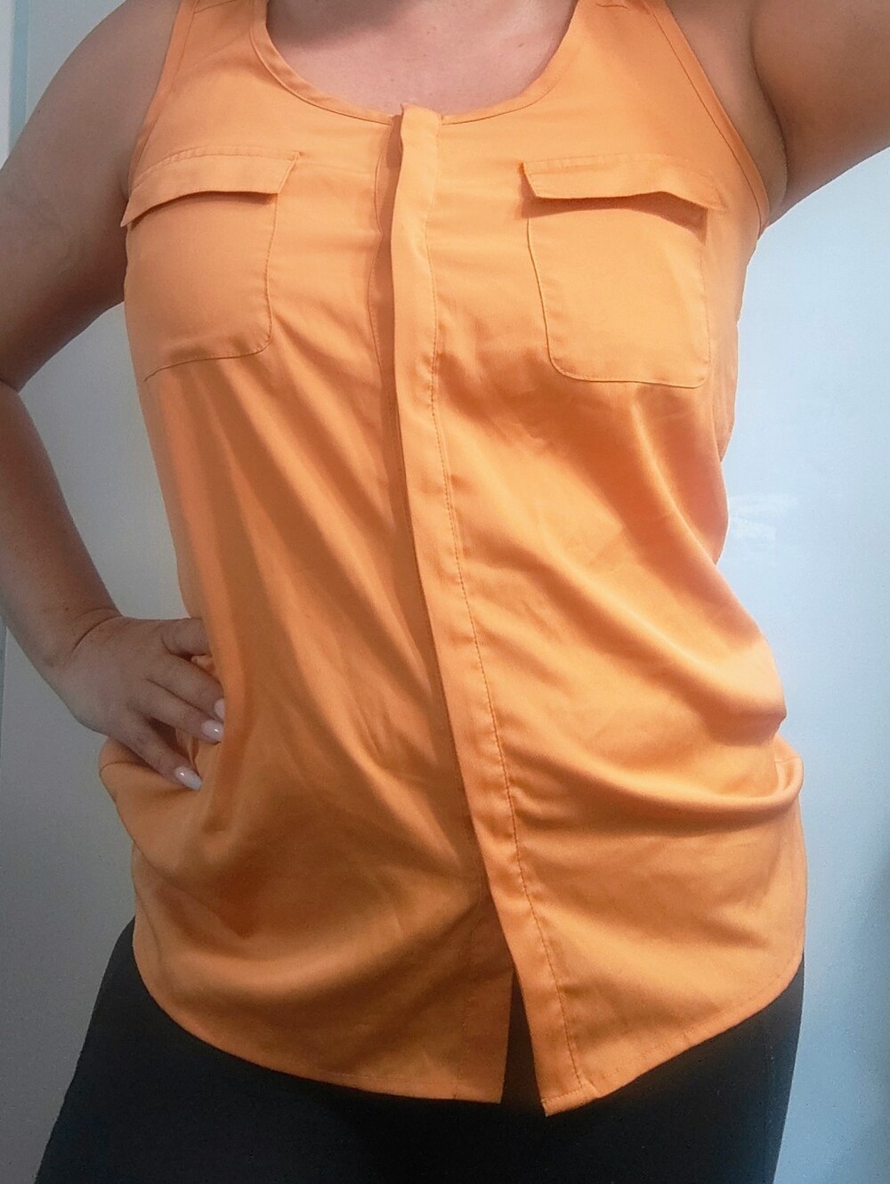 Ana Golden Yellow Orange Top